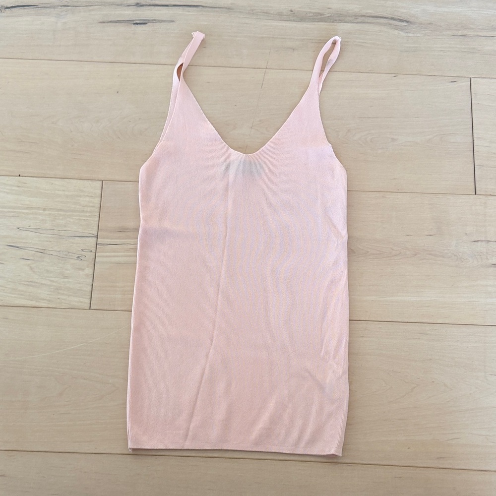 Elegant Pink Women's Top knit tank knotty st Michael’s
